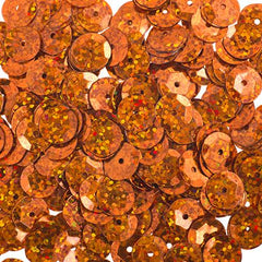 Sequins 8mm Hologram Orange 850/pk