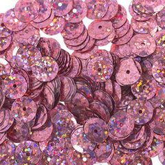 Sequins 8mm Hologram Rosa 850/pk