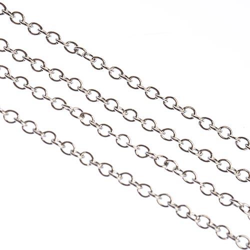 Chain Rolo 1.5x1.2mm Links Stainless Steel 1m