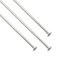 Head Pins 1" Silver 50/pk