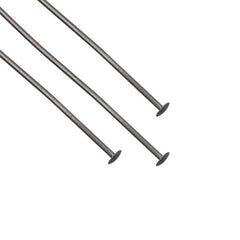 Head Pins 1" Gunmetal 50/pk