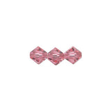 Preciosa Bicone 6mm Rose Each