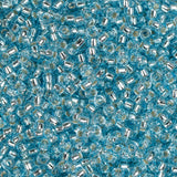 15/0 Miyuki Seed Beads #0018 Silver Lined Aqua 8.2g