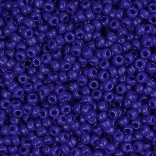15/0 Miyuki Seed Beads #0414 Opaque Cobalt Blue 8.2g