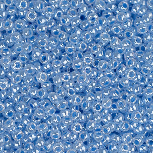 15/0 Miyuki Seed Beads #0524 Sky Blue Ceylon 8.2g