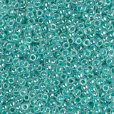15/0 Miyuki Seed Beads #0536 Aqua Green Ceylon 8.2g