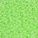 15/0 Miyuki Seed Beads #1120 Luminous Mint Green 8.2g