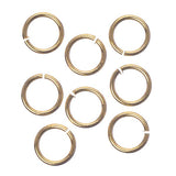 18kt Gold Plated Jump Ring 6x0.7mm 21ga 105/pk