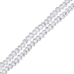 Crystal Lane Rondelle 1.5x2.5mm Transparent Crystal AB 246/Strand