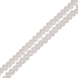 Crystal Lane Rondelle 1.5x2.5mm Opaque Light Cream 2x7" Strands