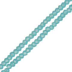 Crystal Lane Rondelle 1.5x2.5mm Opaque Turquoise Blue 246/Strand