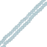Crystal Lane Rondelle 1.5x2.5mm Opaque Light Blue 2x7" Strands