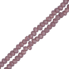 Crystal Lane Rondelle 1.5x2.5mm Opaque Dark Purple 246/Strand