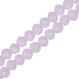 Crystal Lane Rondelle 3x4mm Opaque Pink 2x7" Strand