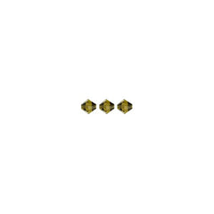 6mm Olivine Preciosa Bicone Each