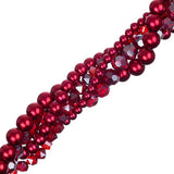 Crystal Lane Twisted Bead Strands Dahlia