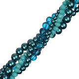 Crystal Lane Twisted Bead Strands Calla Lily Green