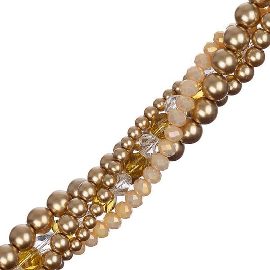 Crystal Lane Twisted Bead Strands Butterfly Weed