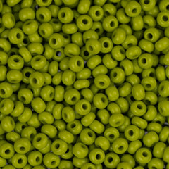 11/0 Czech Seed Beads #1024B Opaque Light Green 250g