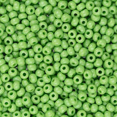 11/0 Czech Seed Beads #34909B Opaque Light Green 250g