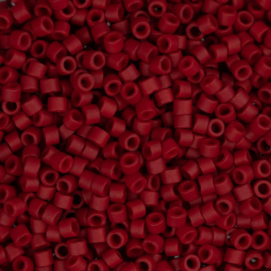 11/0 Delica Bead #0796 Red Matte 50g Bag