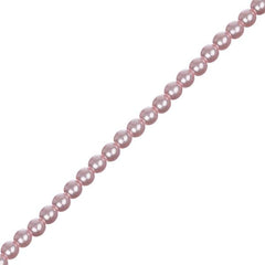 Czech Glass Pearls 4mm Baby Pink 45/Strand