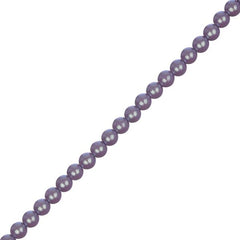 Czech Glass Pearls 4mm Iridescent Lavender 45/Strand