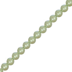 Czech Glass Pearls 6mm Iridescent Light Pea 30/Strand