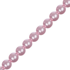 Czech Glass Pearls 8mm Baby Pink 22/Strand