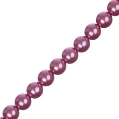 Czech Glass Pearls 8mm Rose 22/Strand