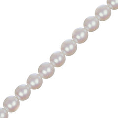 Czech Glass Pearls 8mm Iridescent White 23/Strand