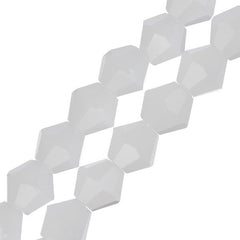 Crystal Lane Bicone 6mm Opaque White 64/Strand