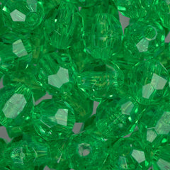 Faceted Beads 8mm Plastic 900/pk - Mint