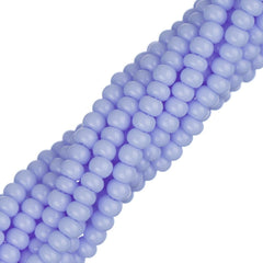 11/0 Czech Seed Beads #01025 Opaque Powder Blue 6 Strand Hank