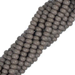 11/0 Czech Seed Beads #34927 Opaque Grey 6 Strand Hank