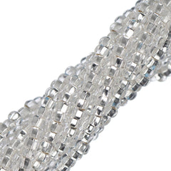 11/0 Czech Seed Beads #34969 Silver Lined Crystal 6 Strand Hank