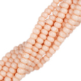 11/0 Czech Seed Beads #40009 Light Orange Dyed Solgel 6 Strand Hank