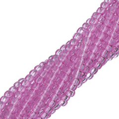 11/0 Czech Seed Beads #40011 Transparent Violet Solgel Dyed 6 Strand Hank