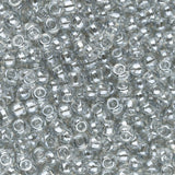 11/0 Toho Seed Beads #112 Transparent Lustered Black Diamond 8-9g Vial