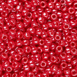 11/0 Toho Seed Beads #125 Opaque Lustered Cherry 8-9g Vial