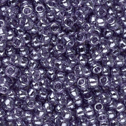 11/0 Toho Seed Beads #136 Transparent Lustered Sugar Plum 8-9g Vial