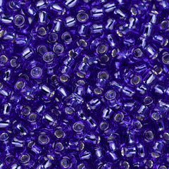 11/0 Toho Seed Beads #28 Silver Lined Cobalt 8-9g Vial