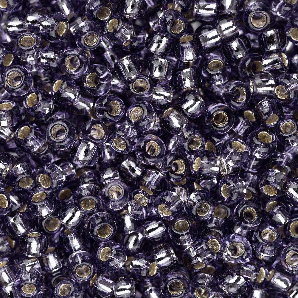 11/0 Toho Seed Beads #39 Silver Lined Tanzanite 8-9g Vial