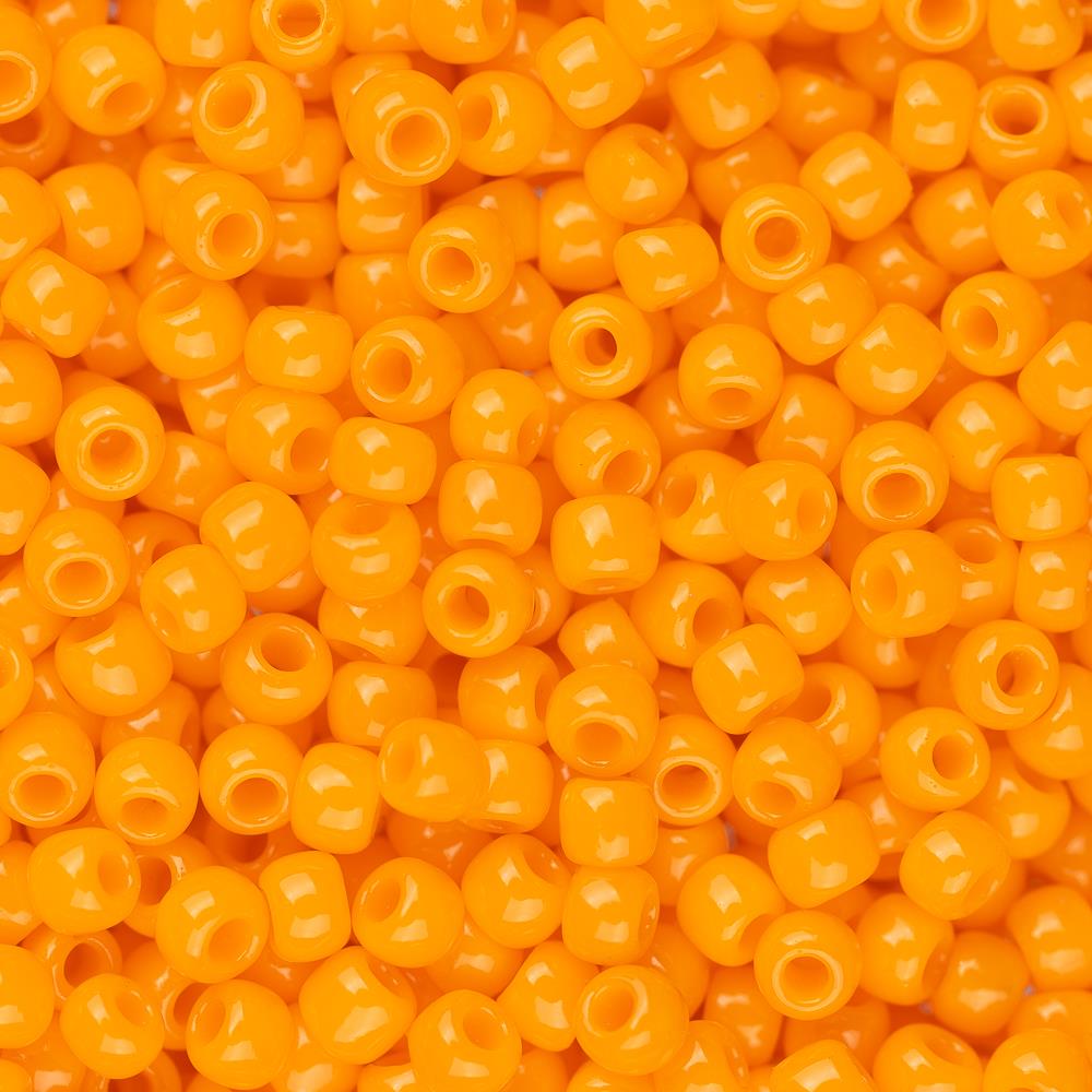 11/0 Toho Seed Beads #42D Opaque Orange 8-9g Vial