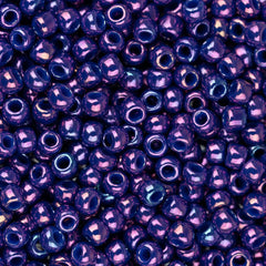 11/0 Toho Seed Beads #461 Higher Metallic Grape 8-9g Vial