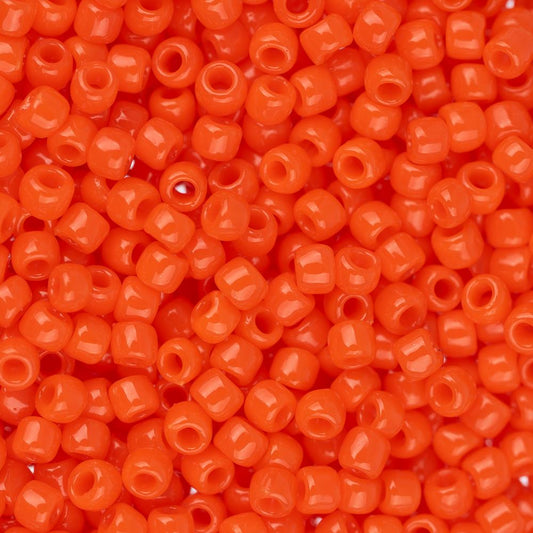 11/0 Toho Seed Beads #50 Opaque Sunset Orange 8-9g Vial