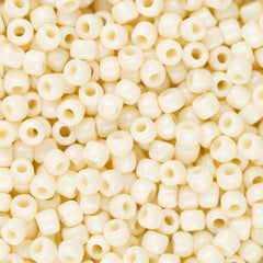 11/0 Toho Seed Beads #51 Opaque Light Beige 250g Bag