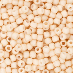 11/0 Toho Seed Beads #763 Opaque Pastel Frosted Apricot 8-9g Vial