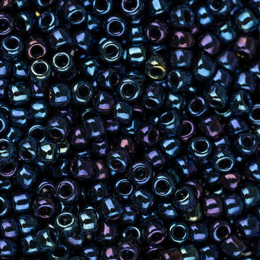 11/0 Toho Seed Beads #82 Metallic Nebula 8-9g Vial