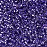 15/0 Toho Seed Beads #2224 Silver Lined Purple 8-9g Vial